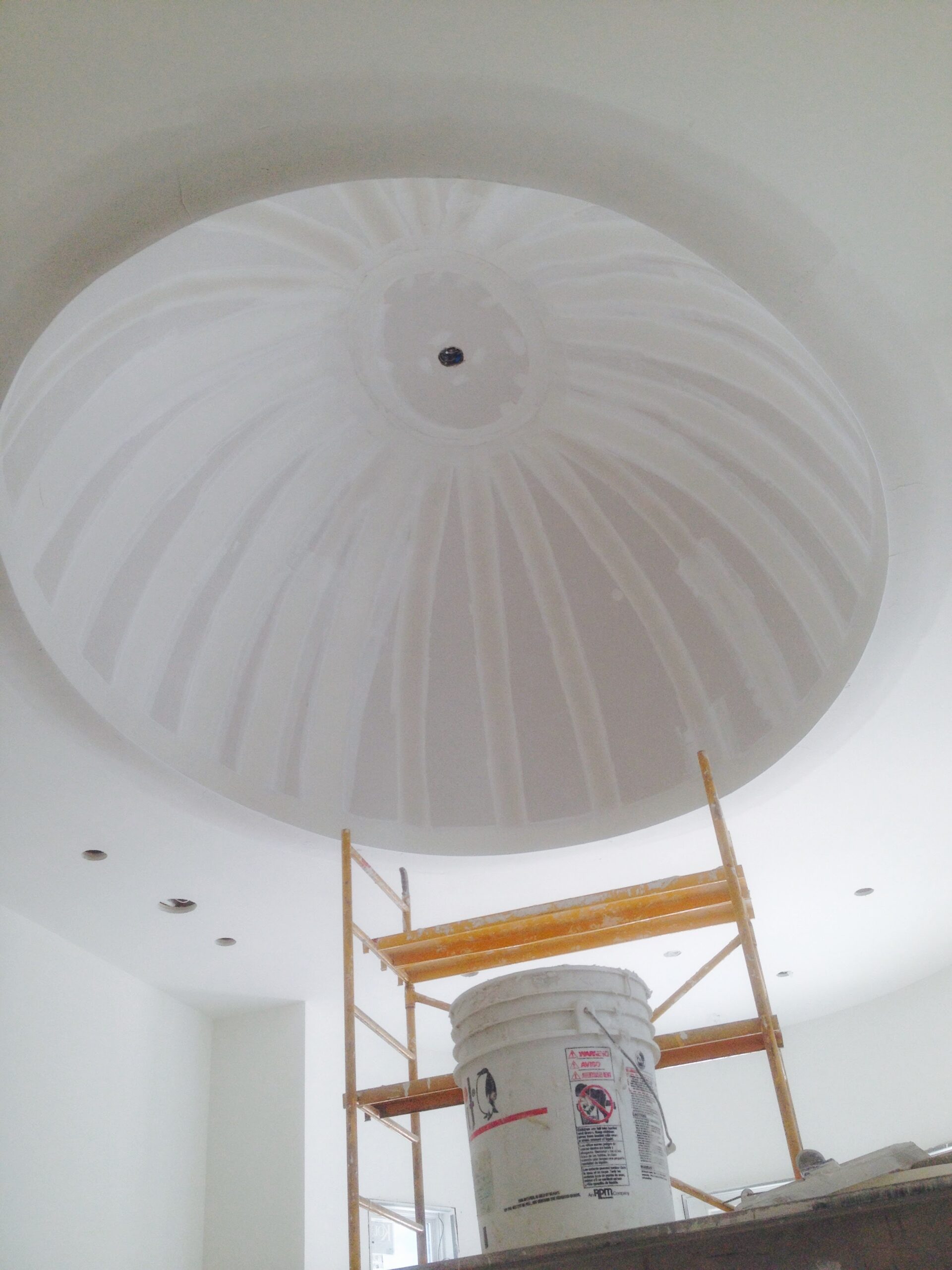 Level 5 Finish on 12-Foot Dome Ceiling – Custom King City Home