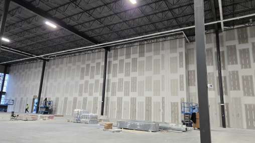 Steel Framing – 40-Foot High Industrial Warehouse, Mississauga, Ontario